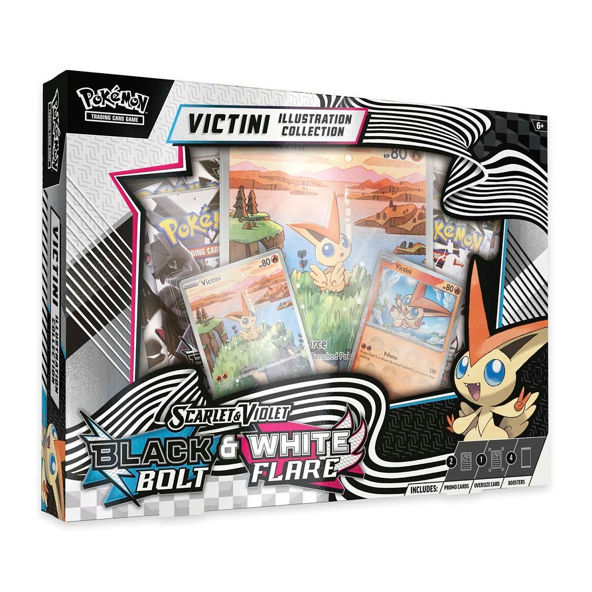 Pokémon Scarlet & Violet - Black Bolt & White Flare - Unova Victini Illustration Collection