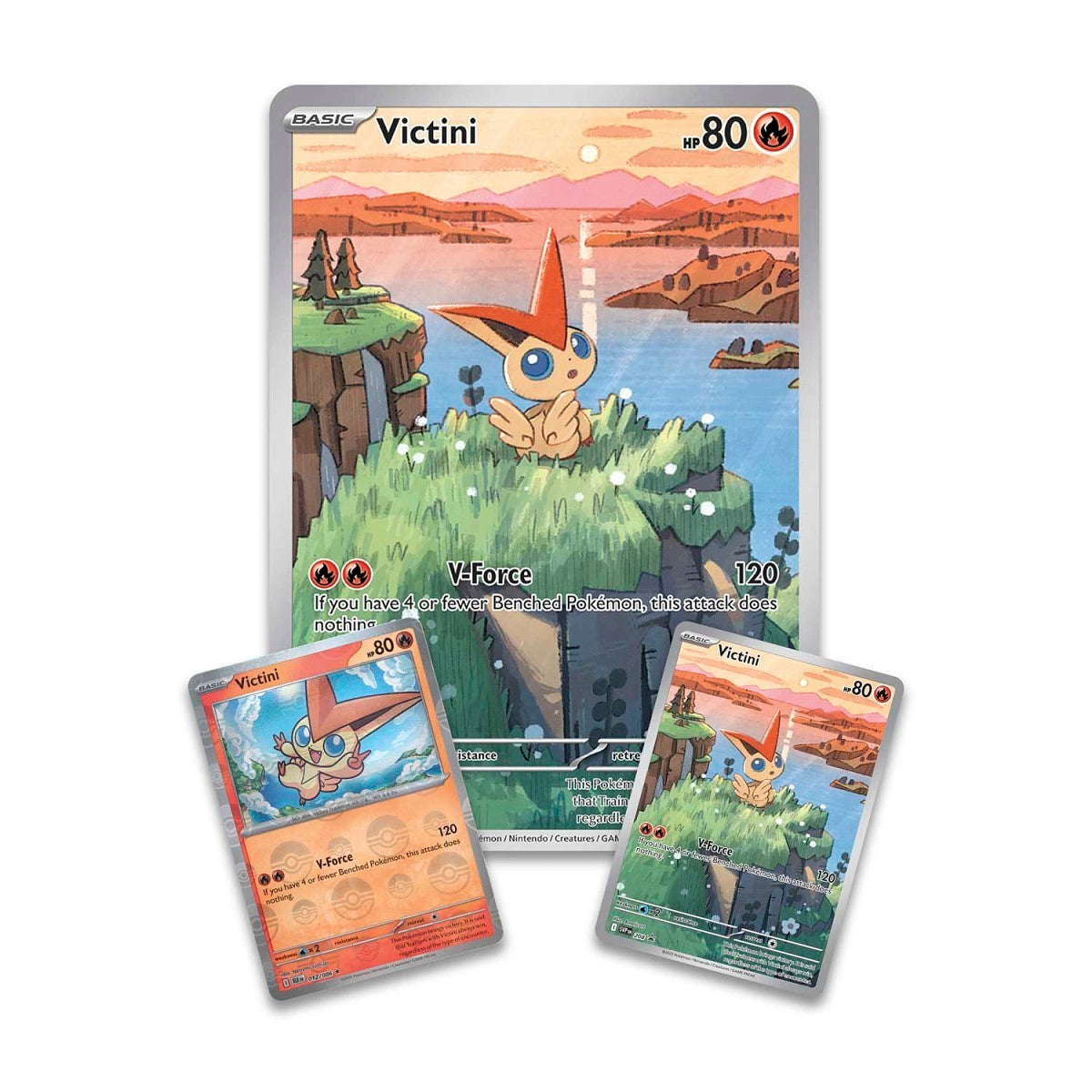 Pokémon Scarlet & Violet - Black Bolt & White Flare - Unova Victini Illustration Collection