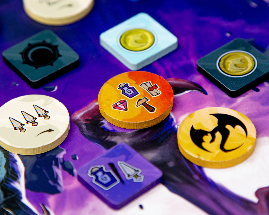 Dwellings of Eldervale: Wooden Treasure & Trove Tokens