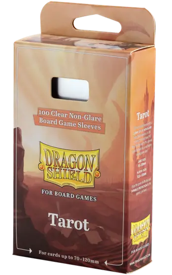 Dragon Shield - Clear/Non-Glare - Board Game Tarot Sleeves (70x120mm)