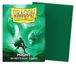 Dragon Shield 100 Matte Dual Sleeves (63x88mm)
