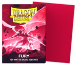 Dragon Shield 100 Matte Dual Sleeves (63x88mm)