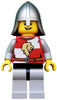 Kingdoms - Lion Knight Quarters, Helmet with Neck Protector, Open Grin (cas501)
