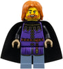 Queen's Tax Collector - Dark Purple Surcoat, Sand Blue Legs, Black Cape, Dark Orange Hair (cas588)