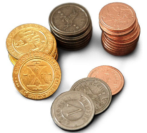 Medieval Metal Coins Set