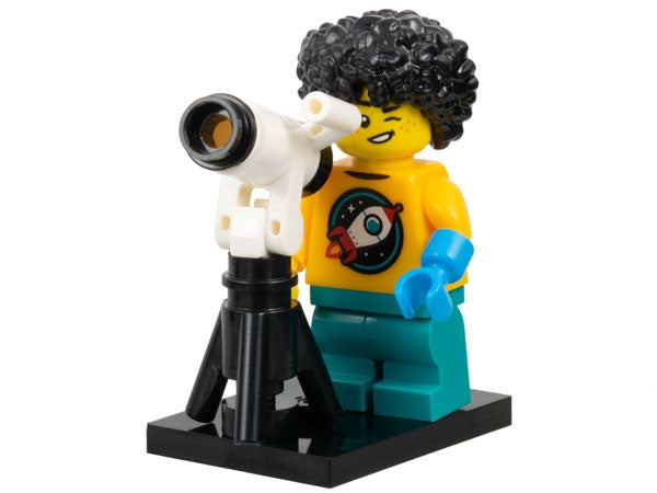 Astronomer Kid, Series 27 (Complete Set with Stand and Accessories) (col27-4)