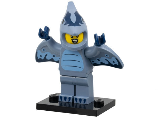 Pterodactyl Costume Fan, Series 27 (Complete Set with Stand and Accessories) (col27-6)