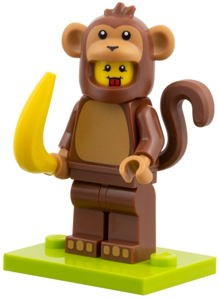Monkey Costume Fan, Series 28 (Complete Set with Stand and Accessories) (col28-4)