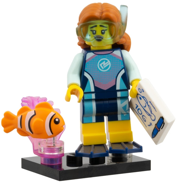 Marine Biologist, Series 29 (Complete Set with Stand and Accessories) (col29-2)