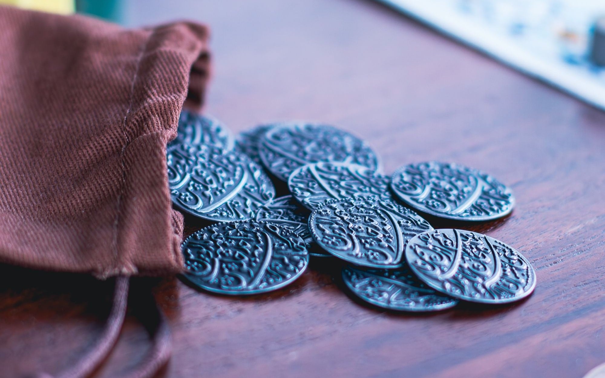 Coins & Tokens header