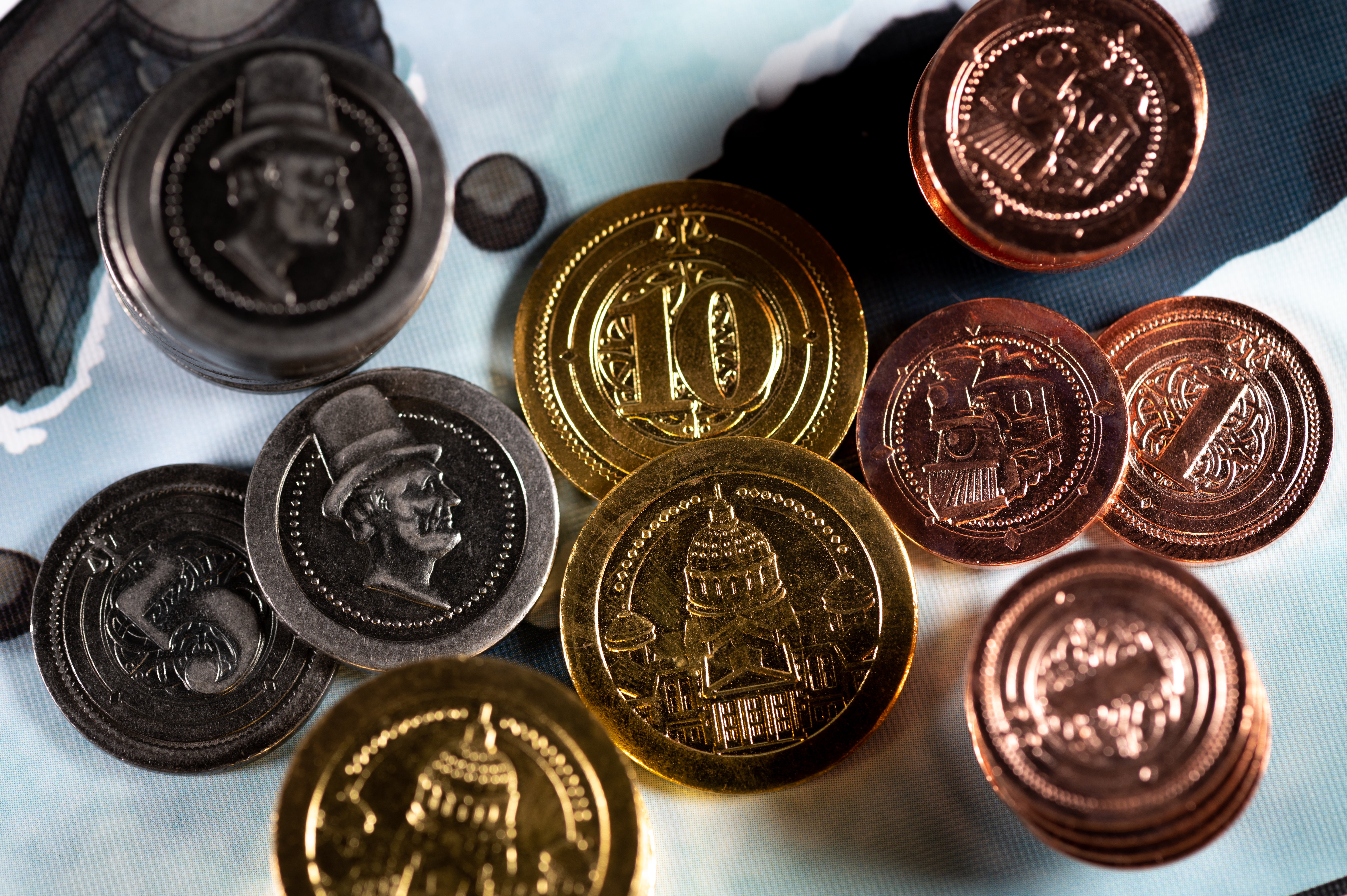 Industrial Metal Coins Set