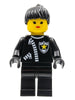 Police - Zipper with Sheriff Star, Black Ponytail Hair (cop024)
