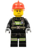 Fire - Reflective Stripes with Utility Belt, Red Fire Helmet, Lopsided Smile (cty0975)