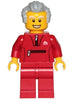Grandfather - Red Tracksuit, Light Bluish Gray Hair (cty1025)