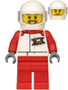Helicopter Pilot - White Jacket with 'XTREME' Logo, Red Legs, White Helmet (cty1197)