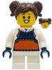 Madison (Maddy) - White Robe with Dark Blue and Dark Orange Bogu Armor (cty1248)