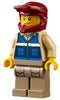 Wildlife Rescue Explorer - Male, Blue Vest with 'RESCUE' Pattern on Back, Dark Red Helmet, Dark Tan Legs with Pockets, Beard (cty1301)