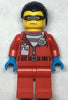Police - Crook Vito, Red Jacket with Prison Shirt and I.D. Tag (cty1376)
