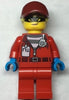 Police - Crook Big Betty, Red Jacket with Prison Shirt and I.D. Tag (cty1378)