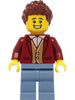 Teacher - Male, Dark Red Suit Jacket, Sand Blue Legs, Reddish Brown Hair (cty1395)