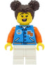 Passenger - Female, Dark Azure Sports Jacket, White Medium Legs, Dark Brown Hair (cty1469)