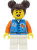 Passenger - Female, Dark Azure Sports Jacket, White Medium Legs, Dark Brown Hair (cty1469)