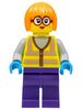 Shirley Keeper - Neon Yellow Safety Vest with Reflective Stripes (cty1486)