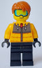 Male - Bright Light Orange Jacket, Black Legs, Dark Orange Hair, Ski Goggles (cty1634)