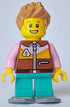 Boy - Reddish Brown Jacket, Dark Turqouise Short Legs, Medium Nougat Hair, Snowshoes (cty1637)