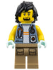 City Jungle Explorer - Sand Blue Jacket, Stethoscope, Dark Tan Legs, Black Hair (cty1776)