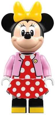 Minnie Mouse - Bright Pink Jacket, Red Polka Dot Dress, Yellow Bow (dis089)