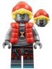 Cooper - Robot with Red Cap and Puffer Vest, Clip on Back (drm050)