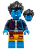 Logan - Minifigure, Dark Blue Jacket, Hair (drm057)