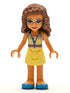 Friends Olivia (Nougat) - Bright Light Yellow Dress and Blue Shoes (frnd0350)