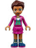 Friends Andrea - Magenta Jacket and Skirt, Dark Blue Boots (frnd0467)