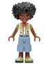 Friends Joaquim - Sand Blue Trousers, Tan Vest, Coral Scarf (frnd0526)