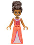Friends Andrea - Coral Dress and Updo (frnd0535)