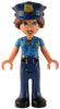 Friends Isabella (Nougat) - Dark Azure Uniform, Dark Blue Trousers, Dark Blue Police Hat (frnd0575)