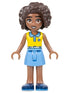 Friends Aliya - Yellow Top, Medium Blue Skirt, Dark Blue Shoes (frnd0606)