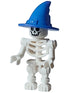 Skeleton - Standard Skull, Bent Arms Vertical Grip, Blue Wizard / Witch Hat (gen180)