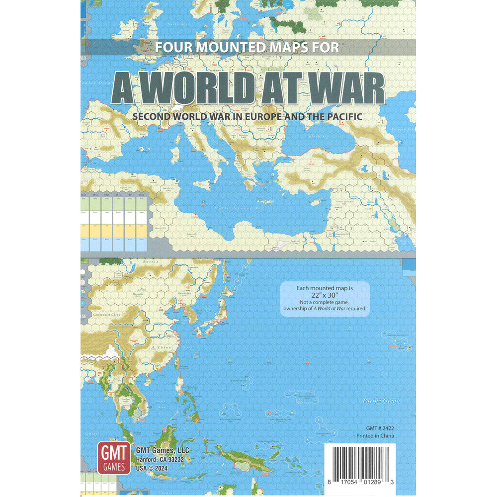 A World at War: Second World War in Europe and the Pacific - Mounted Maps