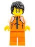 Man, Orange Tracksuit, Black Hair (hol267)