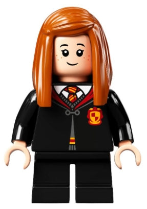 Ginny Weasley - Gryffindor Robe Clasped, Black Short Legs (hp305)