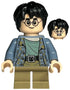 Harry Potter - Sand Blue Jacket, Dark Tan Short Legs, Grin / Scared (hp316)