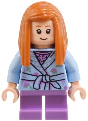 Ginny Weasley - Bright Light Blue Dressing Gown, Medium Lavender Short Legs (hp512)