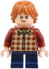 Ron Weasley - Dark Red Plaid Shirt, Dark Blue Short Legs (hp513)