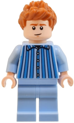 Percy Weasley - Bright Light Blue Striped Pajamas (hp517)