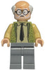 Ernie Prang - Olive Green Vest Knit, Half Bald, Dark Bluish Gray Legs (hp545)