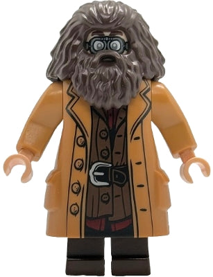 Rubeus Hagrid - Medium Nougat Topcoat with Buttons, Goggles (hp613)