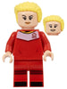 Soccer Player, Female, Red Uniform, Light Nougat Skin, Bright Light Yellow Hair Swept Back (idea131)